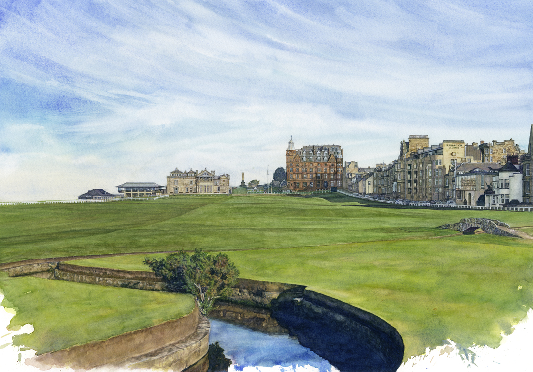 Out And In The Old Course St Andrews By Jonothan   Old Course St Andrews Main Image 